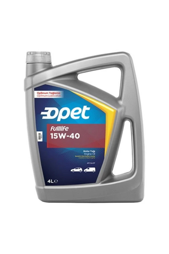OPET Fulllife 15w-40 4lt ürün görseli 1