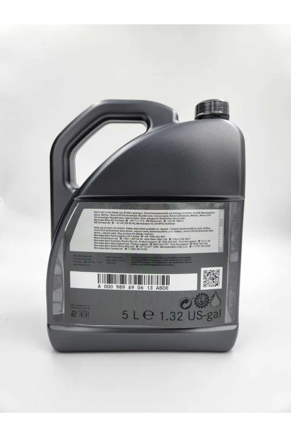 MERCEDES-BENZ 229.51 ENGINE OIL 5W30 5LT ürün görseli 1