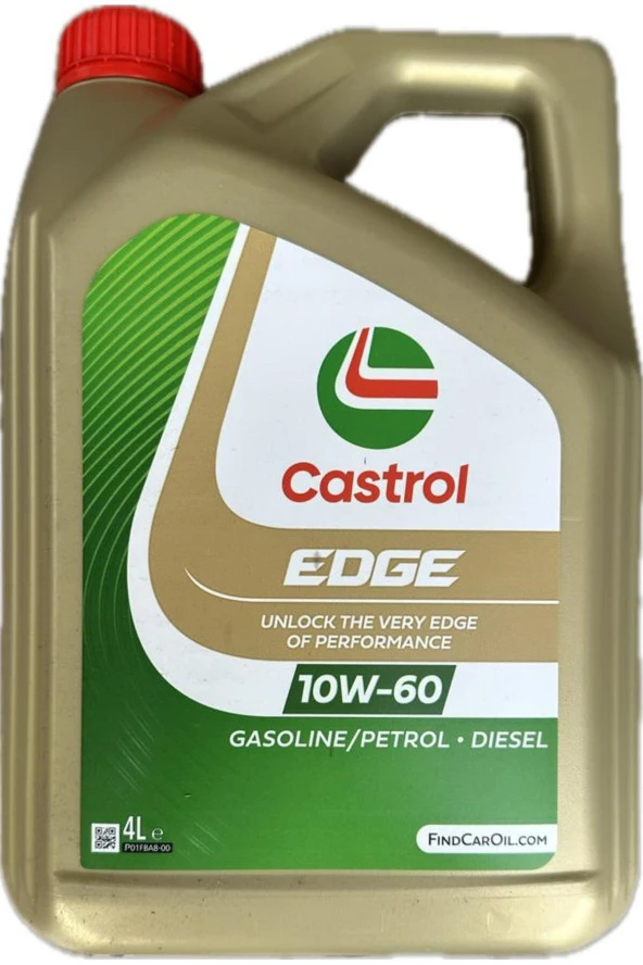 CASTROL Edge 10W-60 Super Car 4 Litre 2023 Ü.T Yeni Ambalaj ürün görseli 1