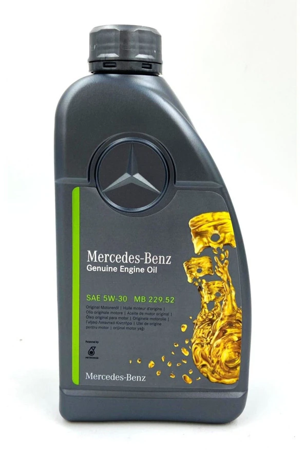MERCEDES-BENZ 229.52 ENGINE OIL 5W30- 1 LT ürün görseli 1