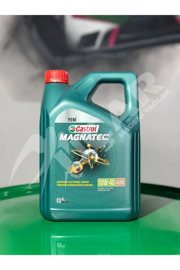 CASTROL Magnatec 10w40 A3/b4 4 Lt- Yeni Ambalaj ürün görseli 1