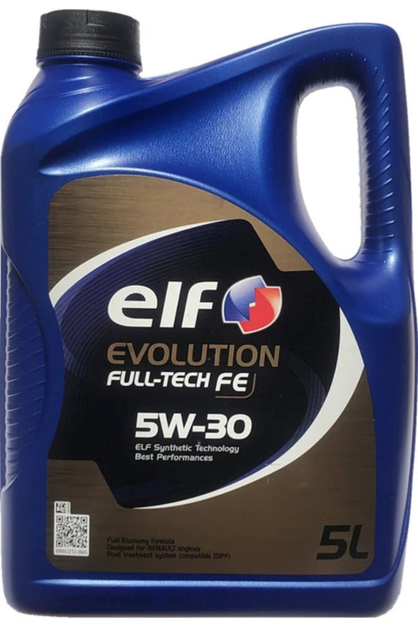 ELF Evolutıon Fulltech Fe 5w30 Motor Yağı 5 Litre Dpf Li Yeni Ambalaj ürün görseli 1