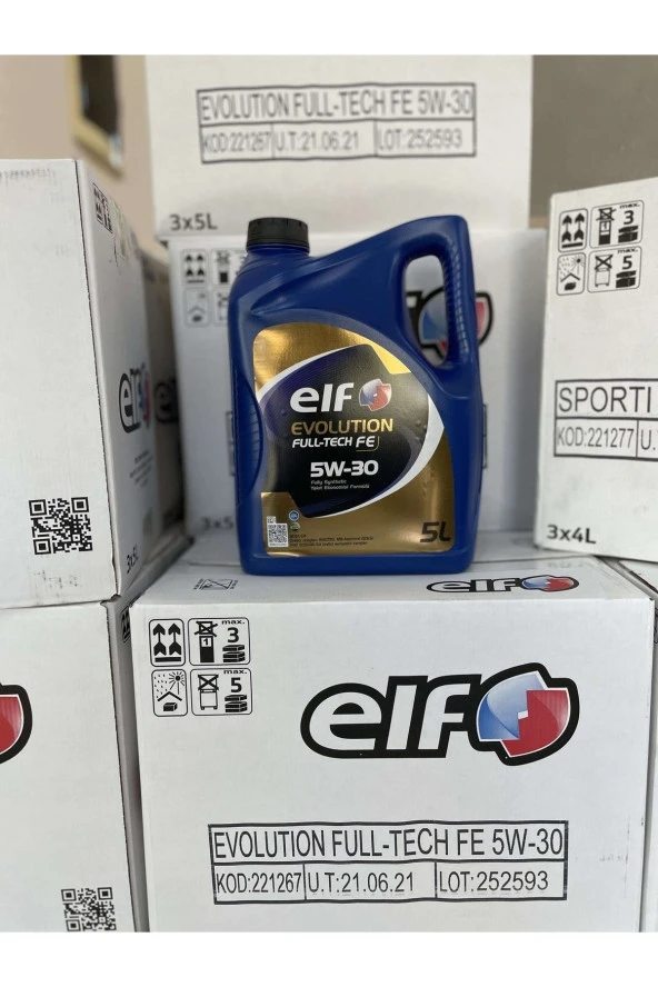 ELF Fulltech Dpf Partıkullu 5w30 Motor Yagı 5 Lıtre Orjinal Üründür ürün görseli 1