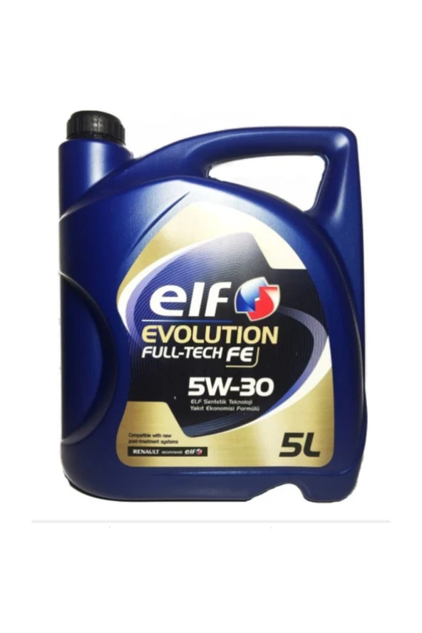 ELF Evolutıon Fulltech Fe 5w30 5lt Motor Yağı ürün görseli 1