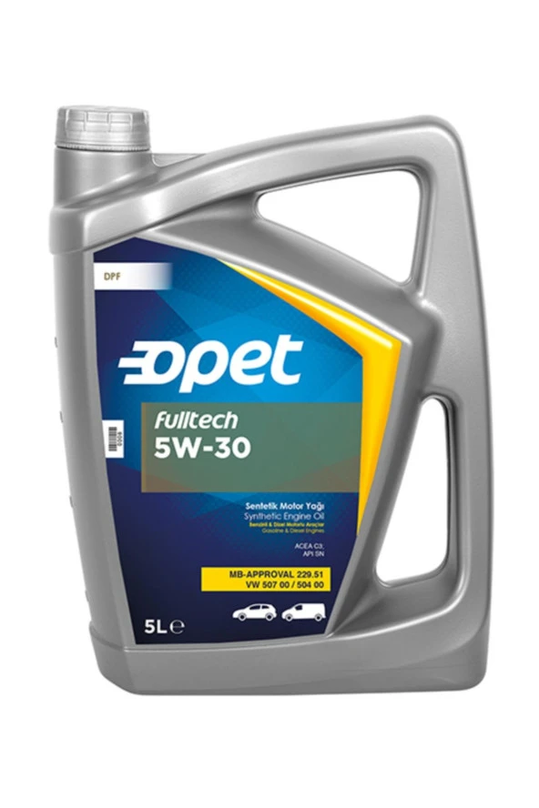 OPET Fulltech 5w30 5 Lt ürün görseli 1