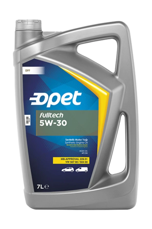OPET Fulltech 5w30 7 Lt ürün görseli 1