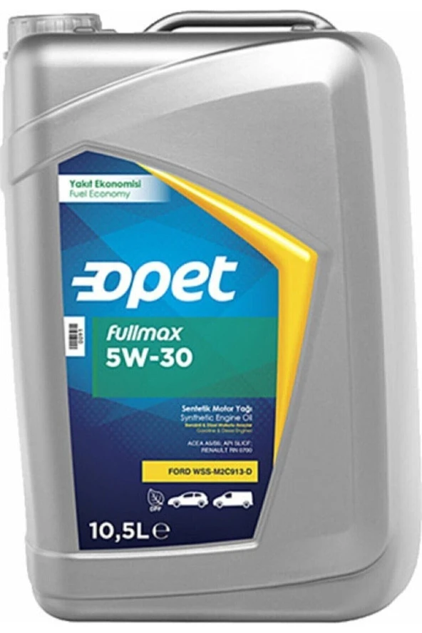 OPET 5w30 Fullmax Partiküllü 10,5lt Bidon ürün görseli 1