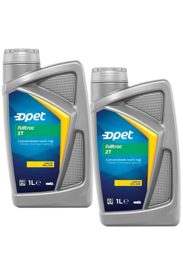 OPET Fulltrac 2t 2 Zamanlı Motorlu Testere Yağı 2 X 1 Litre ürün görseli 1