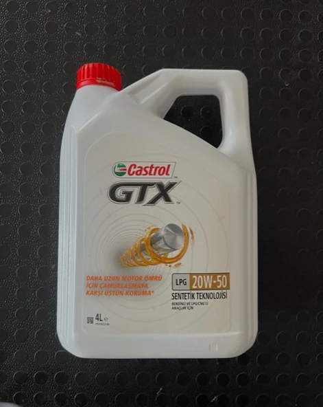 CASTROL Gtx Lpg 20w-50 4 Litre Motor Yağı Üt :2023 ürün görseli 1