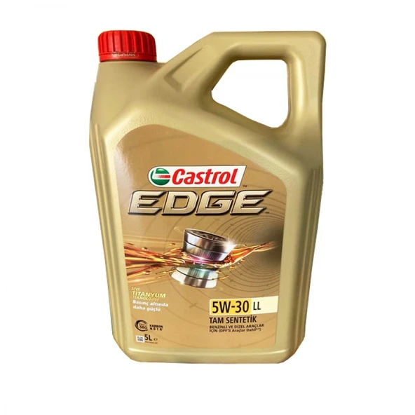 Edge 5w 30 Ll Motor Yağı 5lt. Tam Sentetik (üretim 2022) ürün görseli 1