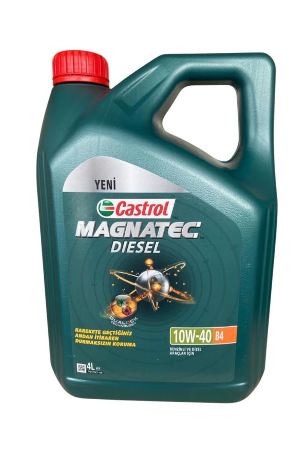 CASTROL Magnatec Diesel 10w/40 B4 4 Lt Dizel Motor Yağı Üt:2023 ürün görseli 1