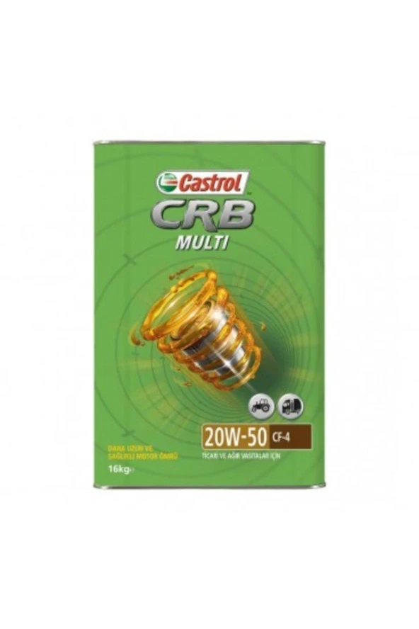 CASTROL Multi Crb 20w50 16lt Motor Yağ Yetkili Satıcı ürün görseli 1