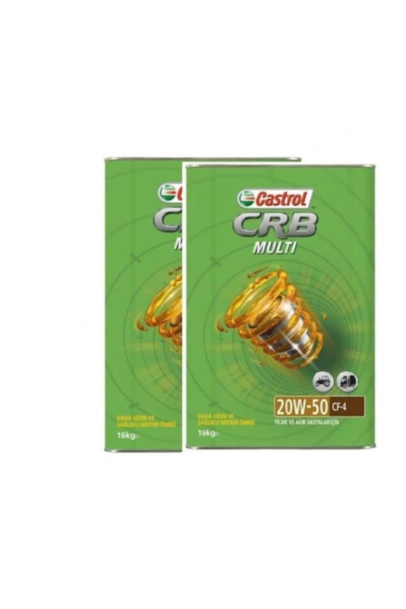 CASTROL Crb Multi 20w50 Motor Yağ 16lt(2adet) ürün görseli 1