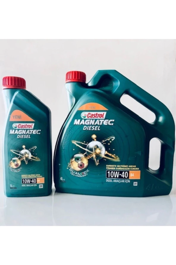 CASTROL Magnatec 10w40 B 4 Diesel 4+1 Lt (dunyadepo) ürün görseli 1