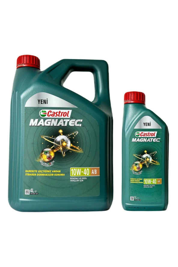 CASTROL MAGNATEC A3/B4 4+1 5 LT BENZİNLİ DİESEL LPG ürün görseli 1