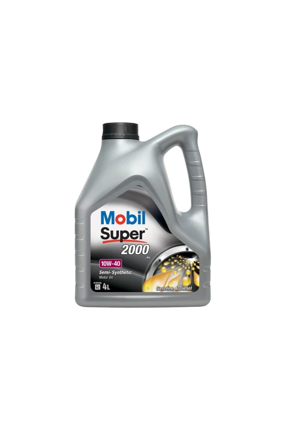 MOBİL Super 2000 X1 10w40 Motor Yağı 4 L Üt:2022-2023 ürün görseli 1