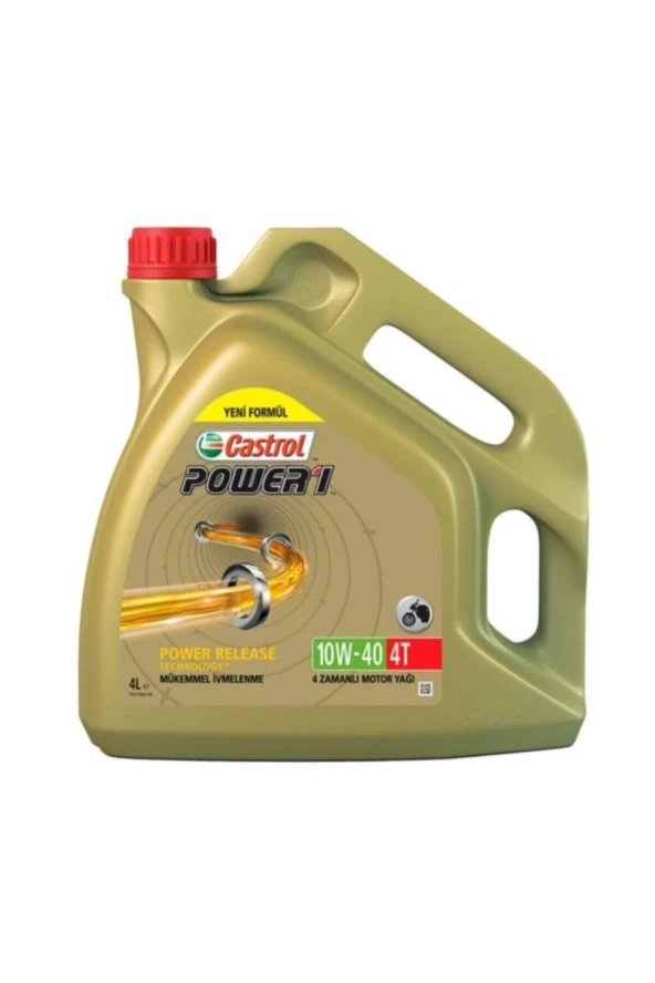 CASTROL Power 1 4t 10w-40 4l Motosiklet Yağı ürün görseli 1