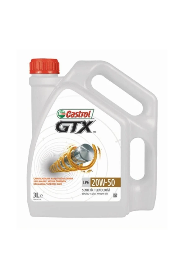 CASTROL 20w-50 3lt - 2023 Üretim ürün görseli 1