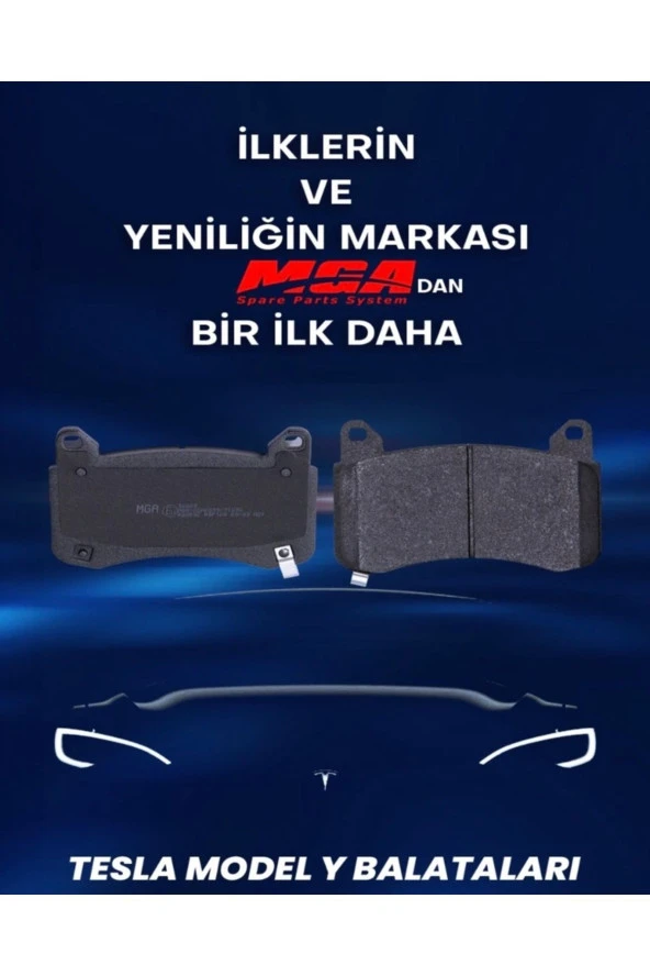 TESLA Y ÖN FREN BALATA ürün görseli 1