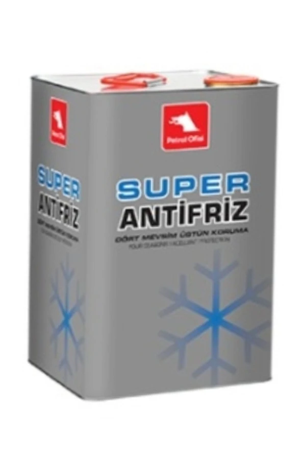 PETROL OFİSİ Süper Yeşil Antifriz 15 Kg -52c %100 Orjınal Faturalı Gönderi 2025 YENİ AMBALAJ ürün görseli 1