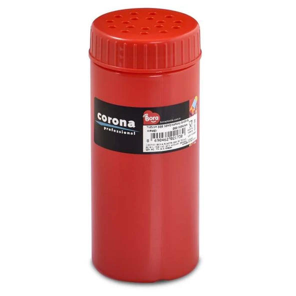 Baharatlık Şişe Geniş Kapaklı 450 ml Kırmızı BO2178 ürün görseli 1