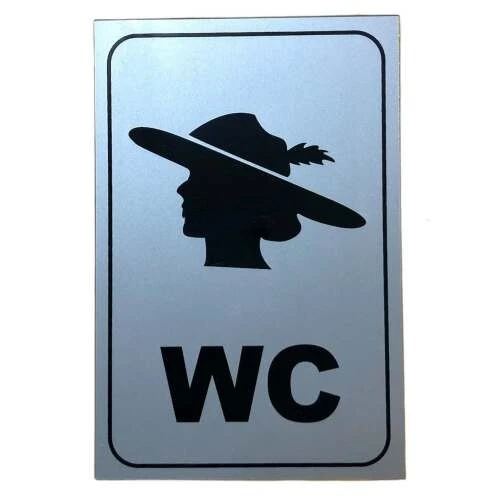 Kadın WC Yazısı ürün görseli 1