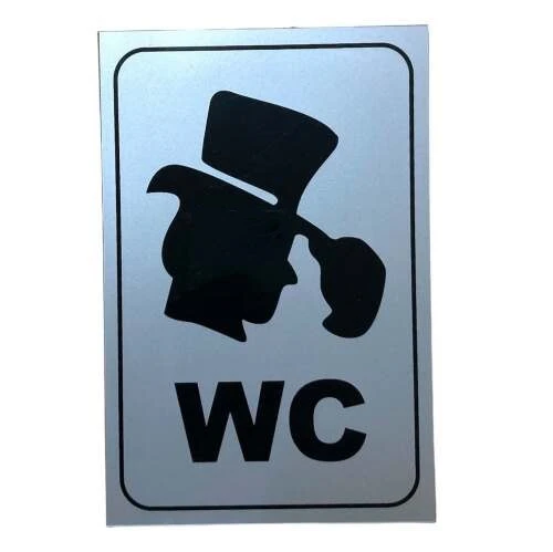 Erkek WC Yazısı ürün görseli 1