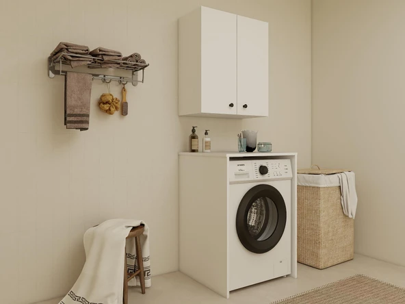 Çamaşır Makinası Dolabı Takımı - Resim 3