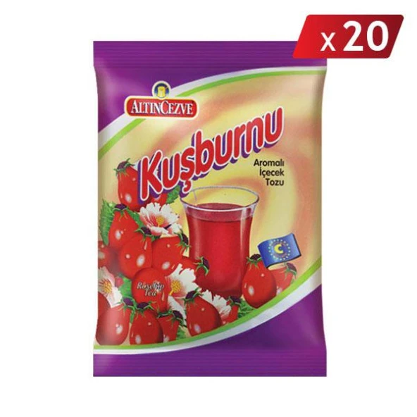 Altıncezve Kuşburnu Aromalı İçecek Tozu 250 Gr - 20Lİ PAKET ürün görseli 1