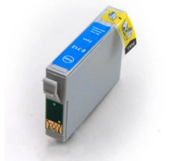 Epson Uyumlu T0712 Muadil Mavi Kartuş ürün görseli 1