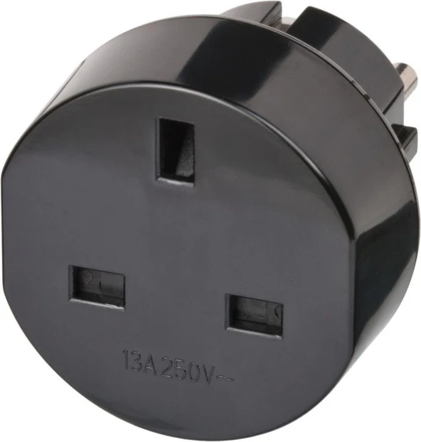 Brennenstuhl İngiltere Fiş Sistemine Uyumlu IP20 Lisanslı Topraklı Travel Adaptör Dönüştürücü ürün görseli 1
