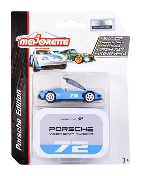 Majorette Porsche Deluxe Araçlar Porsche Vision Gran Turismo 72 Mavi ürün görseli 1