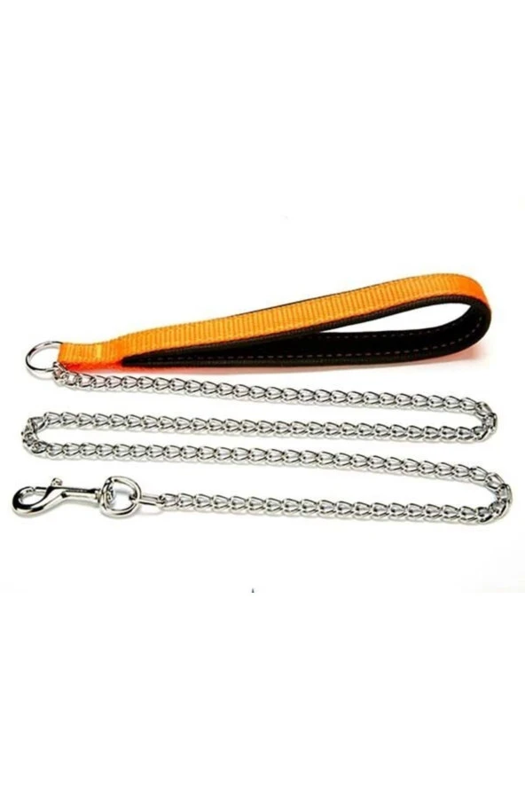 Doggie Comfort Dokuma Köpek Gezdirme Tasması Medium Turuncu 2x110 Cm ürün görseli 1
