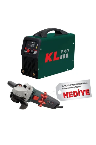 Klmma200 200 Amper Inverter Kaynak Makinesi + Avuç Taşlama ürün görseli 1