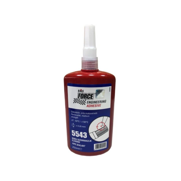 Ems Force 5543 Vida Sabitleme Sökülebilir 250ml ürün görseli 1