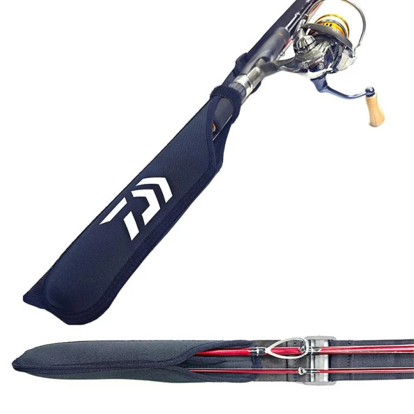 Daiwa Neopren Ayarlanabilir Lastikli Kamış Koruma Kılıfı - Surf ve Shore Jigging ürün görseli 1