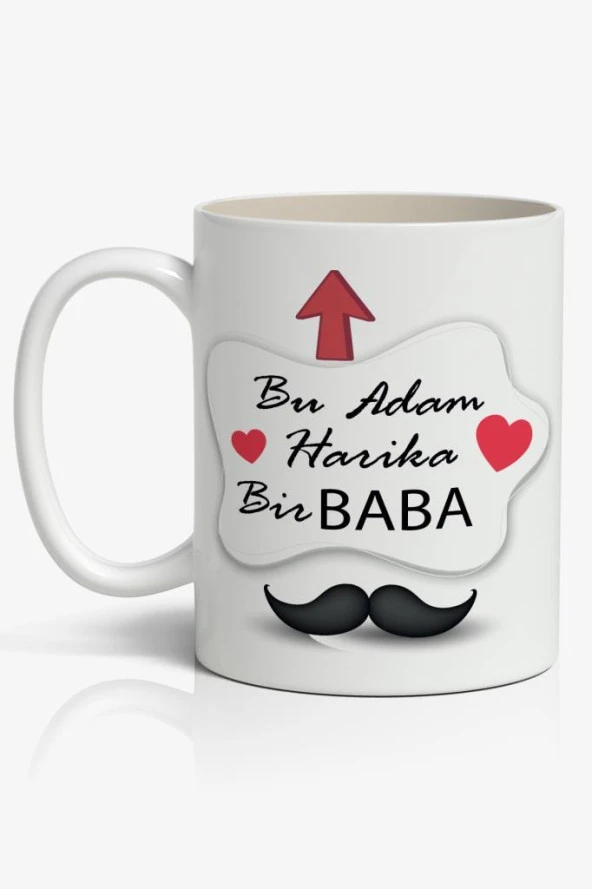 Bu Adam Harika Bir BABA Baskılı Kahve Kupa Bardak Babalar Günü Kupası ürün görseli 1