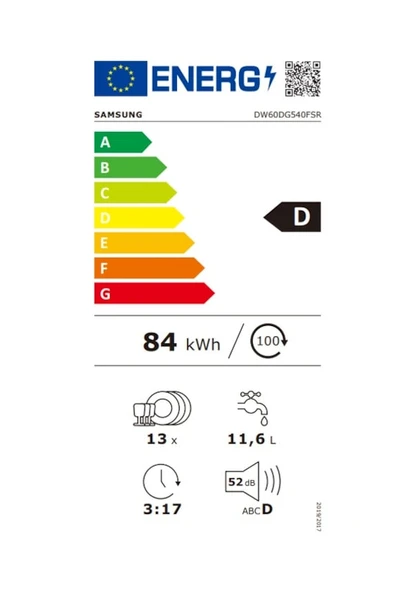 Samsung DW60DG540FSR 4 Programlı Bulaşık Makinesi - Resim 7