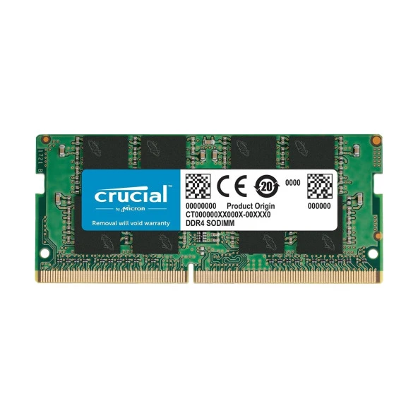 Crucial Ct32g4sfd832a 32Gb Ddr4 3200Mhz Cl22 Notebook Bellek ürün görseli 1