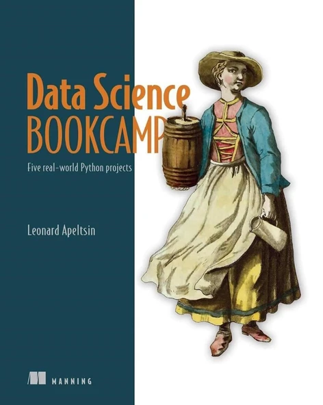 Data Science Bookcamp: Five real-world Python projects Leonard Apeltsin ürün görseli 1