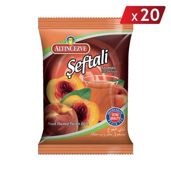 Altıncezve Şeftali Aromalı İçecek Tozu 250 Gr - 20Lİ PAKET ürün görseli 1
