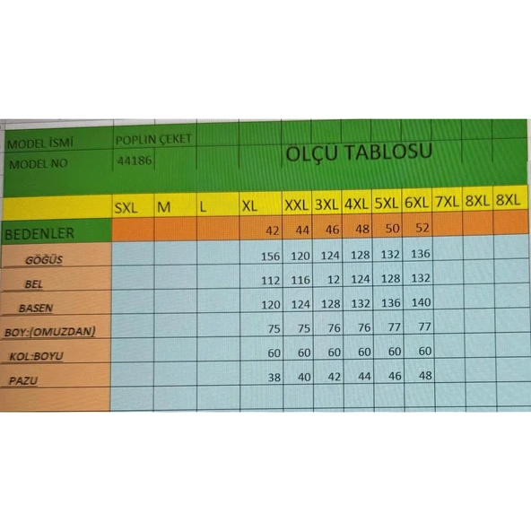 Büyük Beden Çizgili Ceket - Resim 4