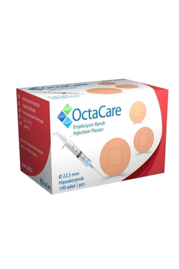 OCTACARE Enjeksiyon Bandı 22,5 Mm 100 Adet ürün görseli 1