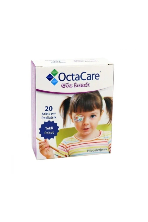 OCTACARE Pediatrik Göz Bandı (kız) 5cm X 6.2cm 20'li ürün görseli 1