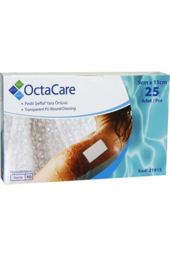 OCTACARE Octa Care Şeffaf Pu Film Yaara Örtüsü 9cmX15cm ürün görseli 1
