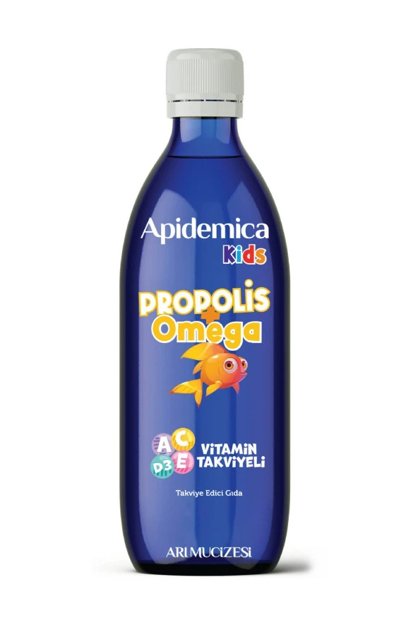 ARI MUCİZESİ Apidemica Omega Şurup (propolis, A, C, E Ve D3 Vitamin Takviyeli) ürün görseli 1