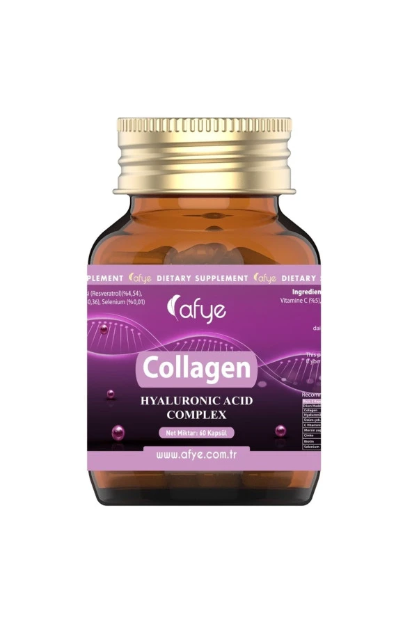 AFYE Collagen Hyaluronic Acid Complex 60 Kapsül ürün görseli 1