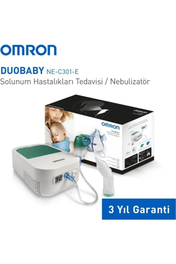 OMRON Duo Baby Ne-c301-e Nebulizatör Ve Burun Aspiratörü 2'si 1 ürün görseli 1