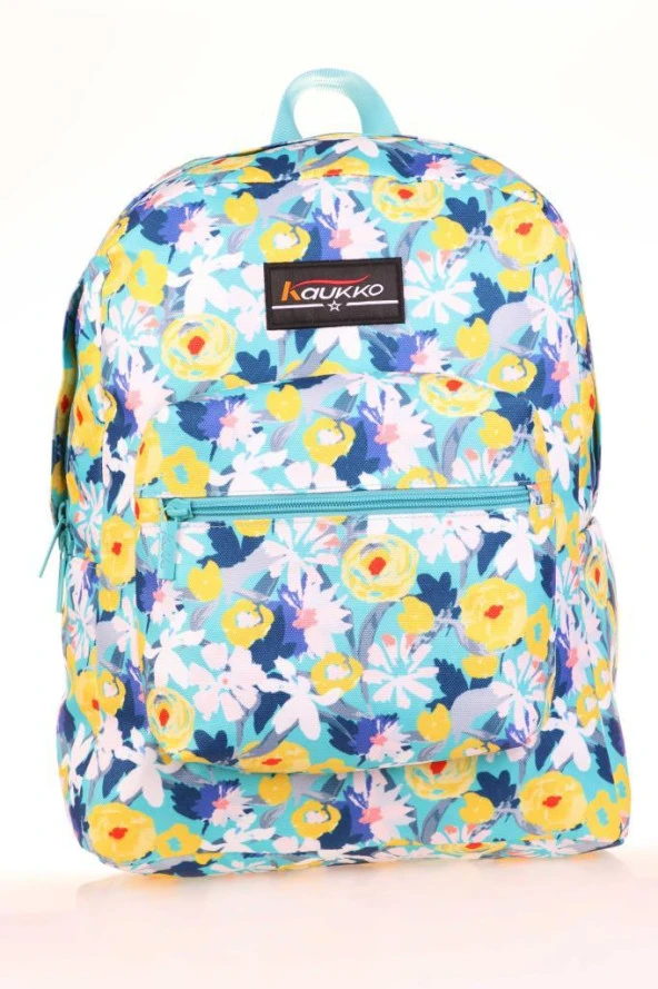 Kaukko Spring Sırt Çantası Yellow Flowers K1676 ürün görseli 1