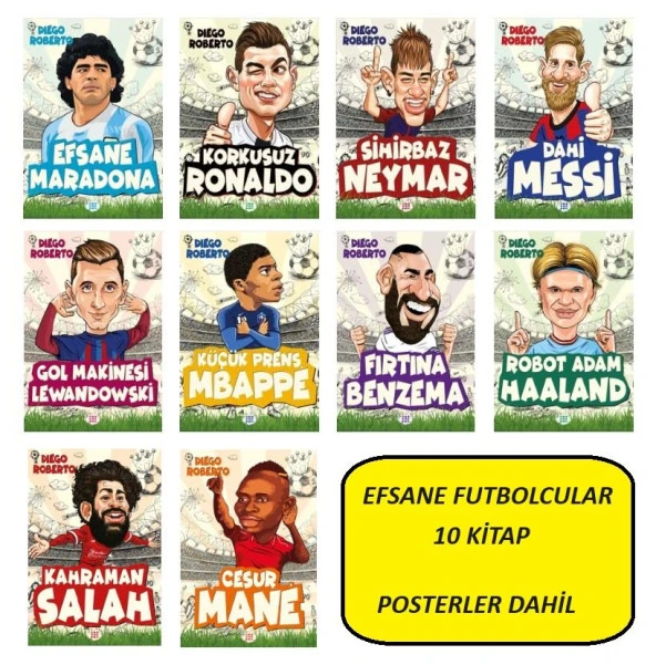 Efsane Futbolcular Seti 10 Kitap ürün görseli 1